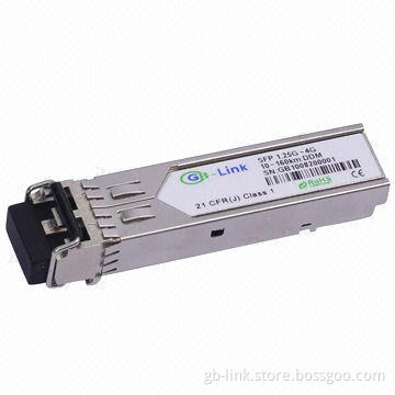 SFP 1.25-4GB/10-160km DDM Fiber-optic Receiver, Low-power Dissipation, RoHS Compliant, Lead-free